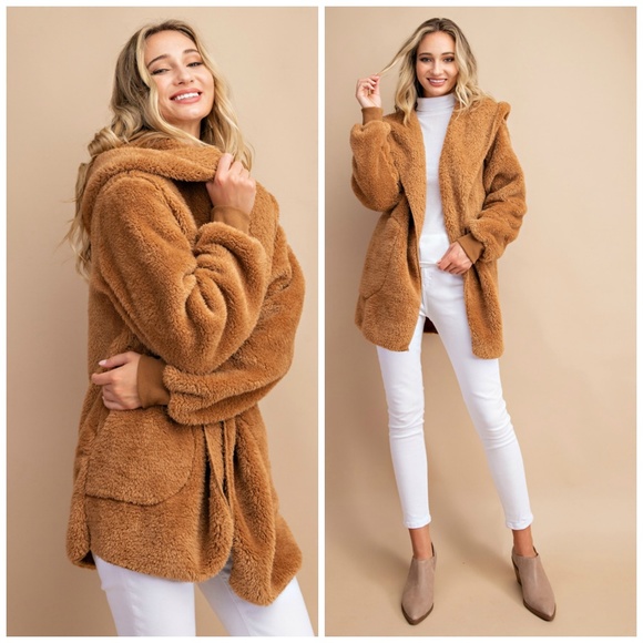 Jackets & Blazers - Teddy Bear Caramel Jacket